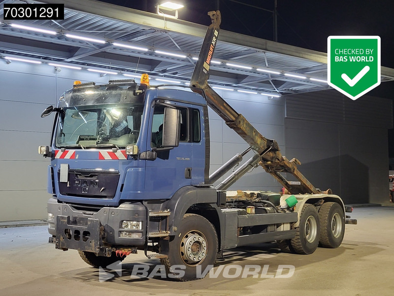 MAN TGS 26.400 6X4 Hiab XR21S56 Containersystem Automatic Euro 5 - Kancalı yükleyici kamyon: fotoğraf 1 MAN TGS 26.400 6X4 Hiab XR21S56 Containersystem Automatic Euro 5 - Kancalı yükleyici kamyon: fotoğraf 1