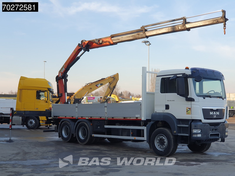 MAN TGS 26.440 6X4 Palfinger PK18002 EH Kran Crane Manual Remote Euro 5 - Sal/ Açık kasa kamyon, Vinçli kamyon: fotoğraf 5 MAN TGS 26.440 6X4 Palfinger PK18002 EH Kran Crane Manual Remote Euro 5 - Sal/ Açık kasa kamyon, Vinçli kamyon: fotoğraf 5