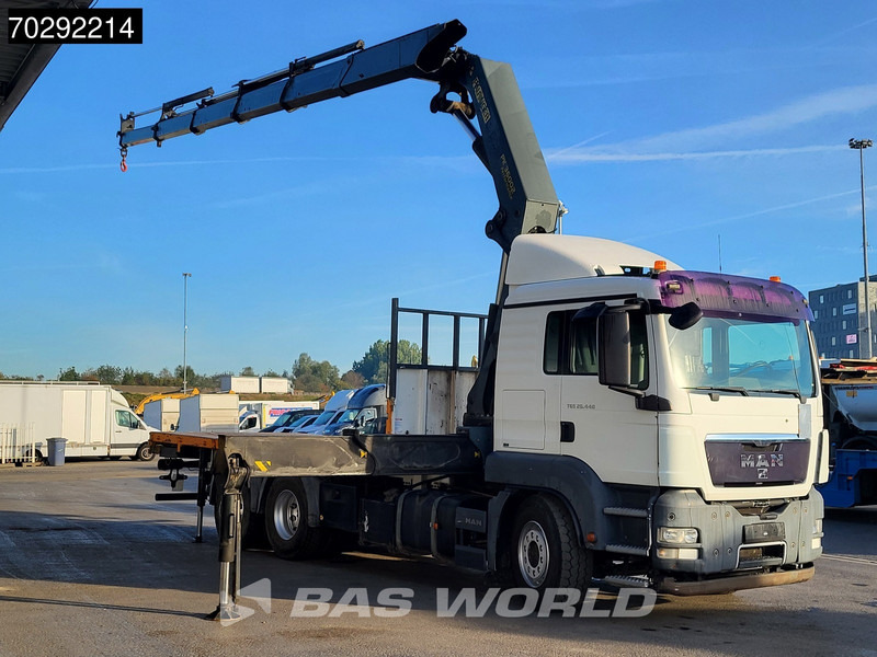 MAN TGS 26.440 6X4 Palfinger PK36002 Crane Retarder Steelsuspension Manual Euro 4 - Sal/ Açık kasa kamyon, Vinçli kamyon: fotoğraf 3 MAN TGS 26.440 6X4 Palfinger PK36002 Crane Retarder Steelsuspension Manual Euro 4 - Sal/ Açık kasa kamyon, Vinçli kamyon: fotoğraf 3