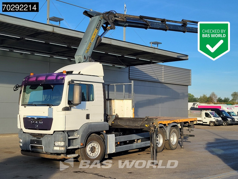 MAN TGS 26.440 6X4 Palfinger PK36002 Crane Retarder Steelsuspension Manual - Sal/ Açık kasa kamyon, Vinçli kamyon: fotoğraf 1 MAN TGS 26.440 6X4 Palfinger PK36002 Crane Retarder Steelsuspension Manual - Sal/ Açık kasa kamyon, Vinçli kamyon: fotoğraf 1
