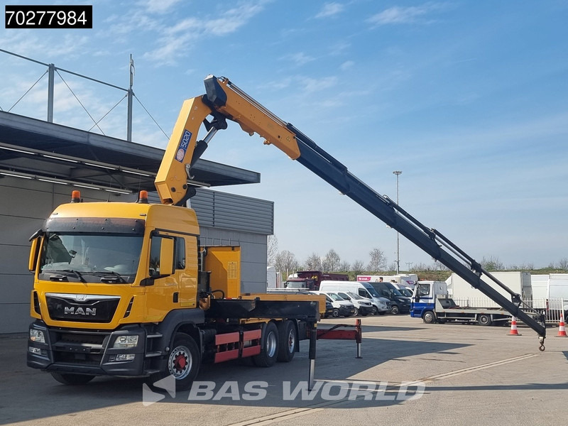 MAN TGS 26.480 6X4 HMF 5020 K6 Crane Kran 6x2H4 Hydrodrive Euro 6 - Sal/ Açık kasa kamyon, Vinçli kamyon: fotoğraf 3 MAN TGS 26.480 6X4 HMF 5020 K6 Crane Kran 6x2H4 Hydrodrive Euro 6 - Sal/ Açık kasa kamyon, Vinçli kamyon: fotoğraf 3