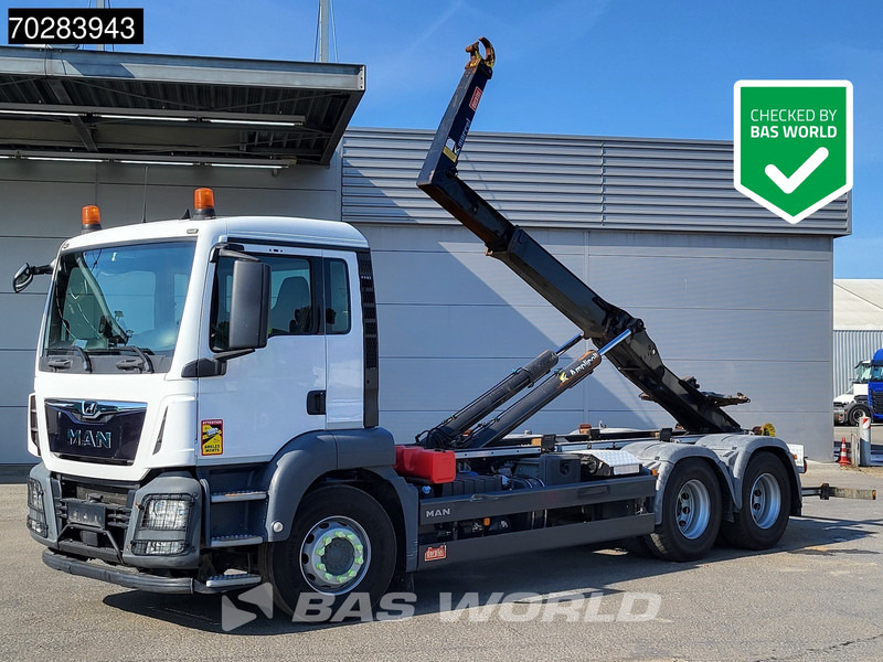 MAN TGS 28.460 6X2 20 Tonnes Marrel containersystem Automatic Liftachse Euro 6 - Kancalı yükleyici kamyon: fotoğraf 1 MAN TGS 28.460 6X2 20 Tonnes Marrel containersystem Automatic Liftachse Euro 6 - Kancalı yükleyici kamyon: fotoğraf 1