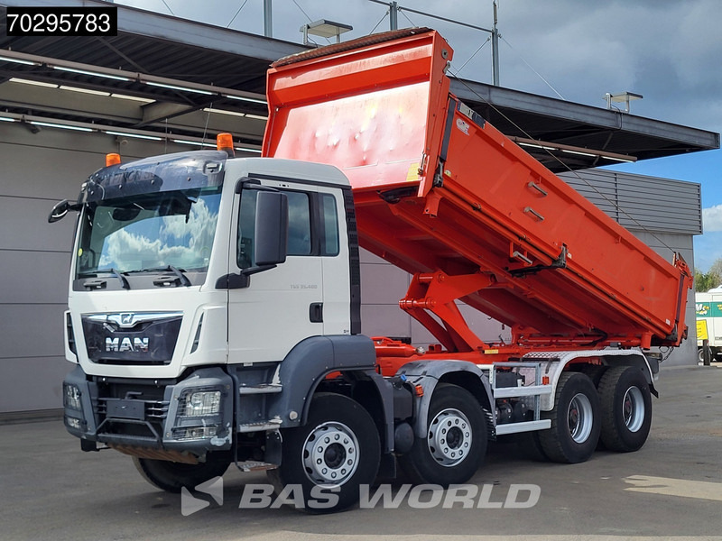 MAN TGS 35.400 8X4 13m3 CIF Bennes 2-side tipper Steel suspension Automatic Euro 6 - Damperli kamyon: fotoğraf 3 MAN TGS 35.400 8X4 13m3 CIF Bennes 2-side tipper Steel suspension Automatic Euro 6 - Damperli kamyon: fotoğraf 3