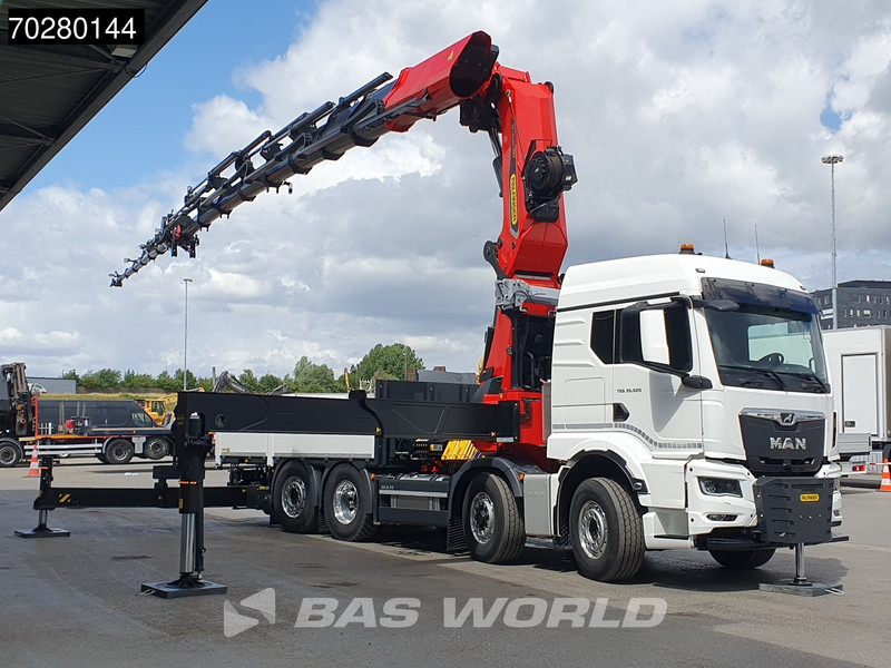 MAN TGS 35.520 8X4 Palfinger PK135.002 TEC 7 Kran Crane Hydrodrive Lift+steering axle Navi LED Euro 6 - Sal/ Açık kasa kamyon, Vinçli kamyon: fotoğraf 3 MAN TGS 35.520 8X4 Palfinger PK135.002 TEC 7 Kran Crane Hydrodrive Lift+steering axle Navi LED Euro 6 - Sal/ Açık kasa kamyon, Vinçli kamyon: fotoğraf 3