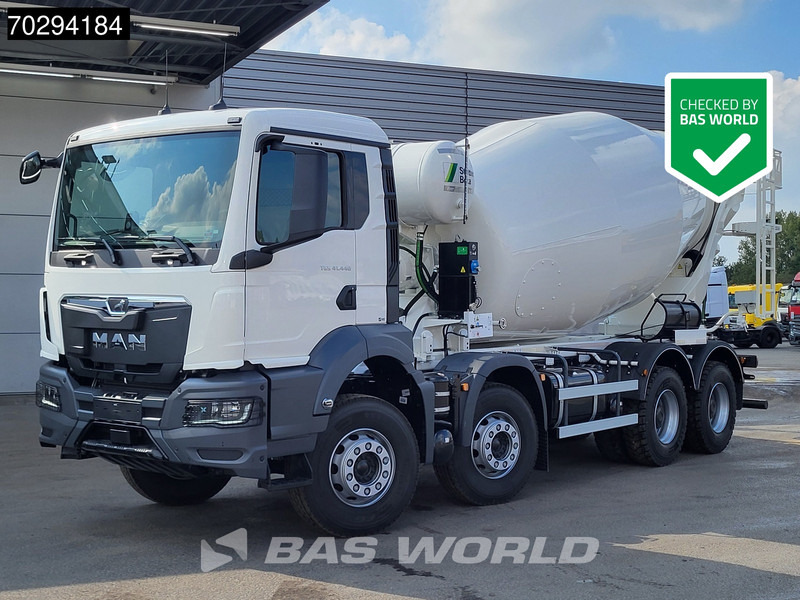 MAN TGS 41.440 8X4 New! 12m3 Stetter Mixer Big-Axle Steelsuspension Automatic Euro 6 - Transmikser: fotoğraf 1 MAN TGS 41.440 8X4 New! 12m3 Stetter Mixer Big-Axle Steelsuspension Automatic Euro 6 - Transmikser: fotoğraf 1