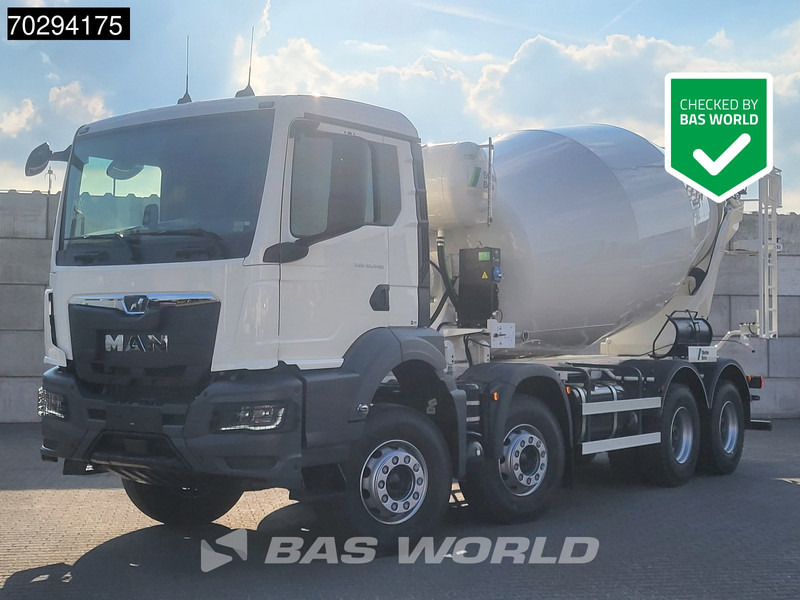 MAN TGS 41.440 8X4 New! 12m3 Stetter Mixer Big-Axle Steelsuspension Euro 6 - Transmikser: fotoğraf 1 MAN TGS 41.440 8X4 New! 12m3 Stetter Mixer Big-Axle Steelsuspension Euro 6 - Transmikser: fotoğraf 1