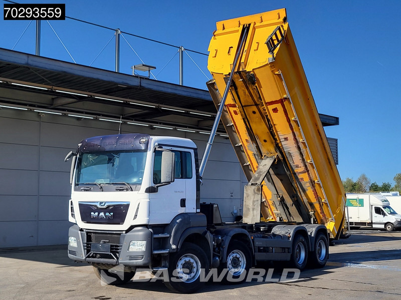 MAN TGS 41.510 8X4 19m3 Meiller tipper Steelsuspension Manual Big-Axle Euro 6 - Damperli kamyon: fotoğraf 3 MAN TGS 41.510 8X4 19m3 Meiller tipper Steelsuspension Manual Big-Axle Euro 6 - Damperli kamyon: fotoğraf 3