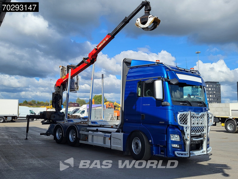 MAN TGX 33.580 TGX 6X4 Palfinger Epsilon Wood crane Holztransport Retarder Navi Xenon Euro 6 - Tomruk kamyonu, Vinçli kamyon: fotoğraf 3 MAN TGX 33.580 TGX 6X4 Palfinger Epsilon Wood crane Holztransport Retarder Navi Xenon Euro 6 - Tomruk kamyonu, Vinçli kamyon: fotoğraf 3