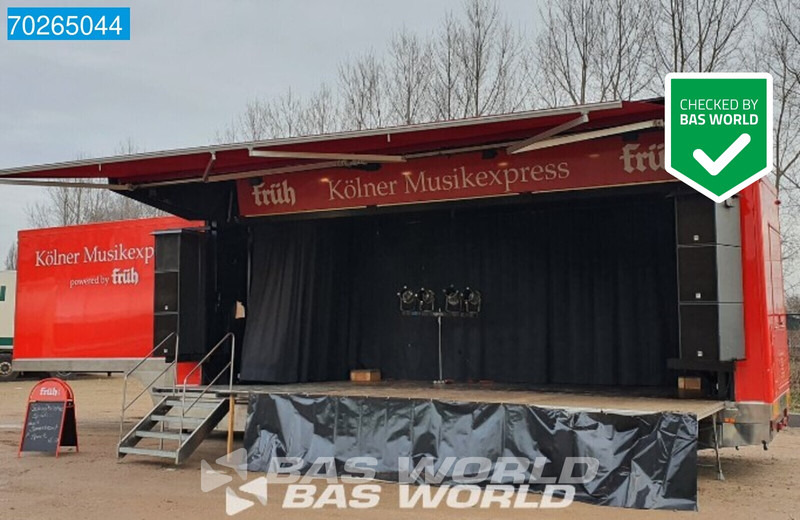 MEUSBURGER MPG-2 2 axles Podium / Event Trailer MPG 2 Complete Music Stage! - Kapalı karoser dorse: fotoğraf 1 MEUSBURGER MPG-2 2 axles Podium / Event Trailer MPG 2 Complete Music Stage! - Kapalı karoser dorse: fotoğraf 1