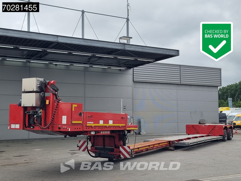 MEUSBURGER Type MPG-2 2 axles Extendable 2xLenkachse Gooseneck - Alçak çerçeveli platform dorse: fotoğraf 1 MEUSBURGER Type MPG-2 2 axles Extendable 2xLenkachse Gooseneck - Alçak çerçeveli platform dorse: fotoğraf 1