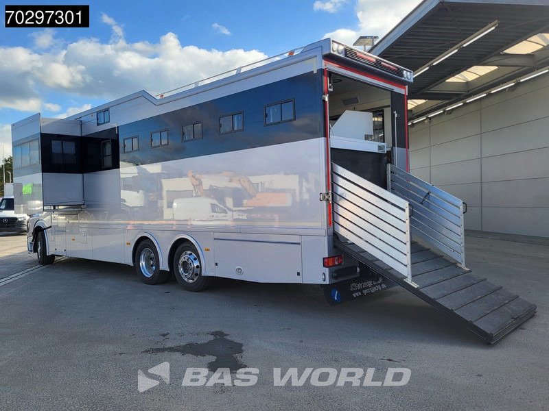 Mercedes-Benz Actros 2551 6X2 Pferdetransport Horse truck + Living Standairco Navi ACC Automatic Euro 6 - At taşıma aracı: fotoğraf 2 Mercedes-Benz Actros 2551 6X2 Pferdetransport Horse truck + Living Standairco Navi ACC Automatic Euro 6 - At taşıma aracı: fotoğraf 2