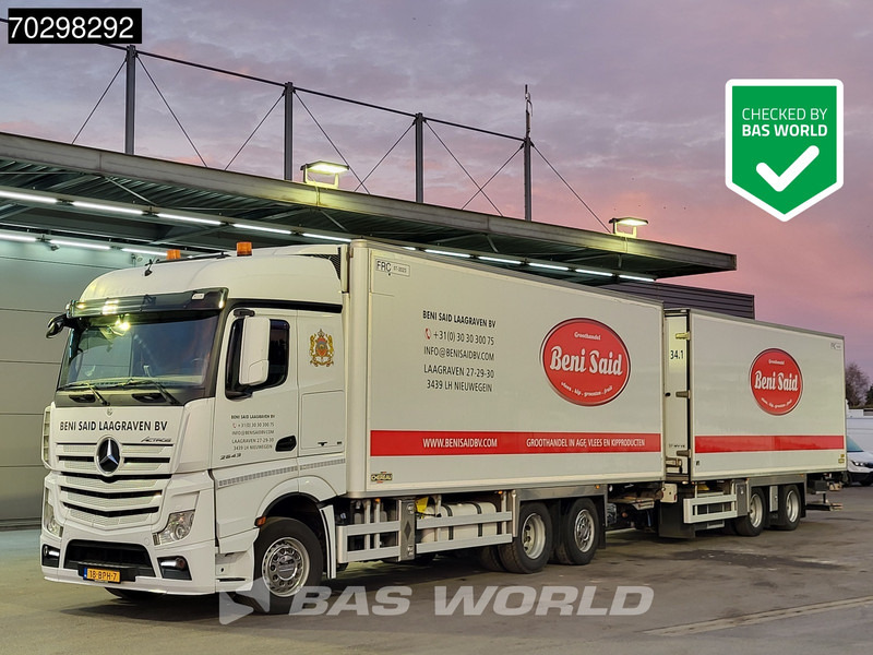 Mercedes-Benz Actros 2643 6X2 NL-Combi Frigoblock FB-FIL2 2tons Ladebordwand Retarder Automatic Xenon - Refrijeratör kamyon: fotoğraf 1 Mercedes-Benz Actros 2643 6X2 NL-Combi Frigoblock FB-FIL2 2tons Ladebordwand Retarder Automatic Xenon - Refrijeratör kamyon: fotoğraf 1