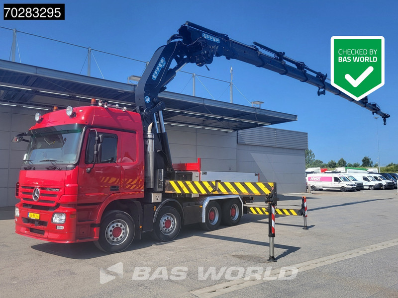 Mercedes-Benz Actros 2648 850 8X4 Effer 850/9S Kran Fifth wheel Big-Axle Automatic Euro 5 - Sal/ Açık kasa kamyon, Vinçli kamyon: fotoğraf 1 Mercedes-Benz Actros 2648 850 8X4 Effer 850/9S Kran Fifth wheel Big-Axle Automatic Euro 5 - Sal/ Açık kasa kamyon, Vinçli kamyon: fotoğraf 1