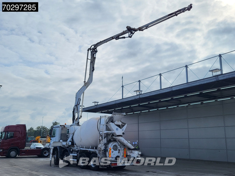 Mercedes-Benz Actros 3241 8X4 7m3 Putzmeister Mixer Big-Axle Steelsuspension Automatic Pompe+Mixer Euro 3 - Mobil beton pompası: fotoğraf 3 Mercedes-Benz Actros 3241 8X4 7m3 Putzmeister Mixer Big-Axle Steelsuspension Automatic Pompe+Mixer Euro 3 - Mobil beton pompası: fotoğraf 3