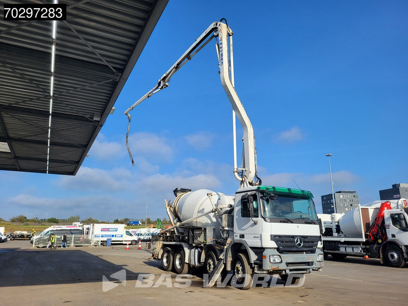 Mercedes-Benz Actros 3241 8X4 Mecbo M3-23.3/100-BZ 7m3 PUMI Big-Axle Steelsuspension Automatic Euro 4 - Transmikser: fotoğraf 3 Mercedes-Benz Actros 3241 8X4 Mecbo M3-23.3/100-BZ 7m3 PUMI Big-Axle Steelsuspension Automatic Euro 4 - Transmikser: fotoğraf 3