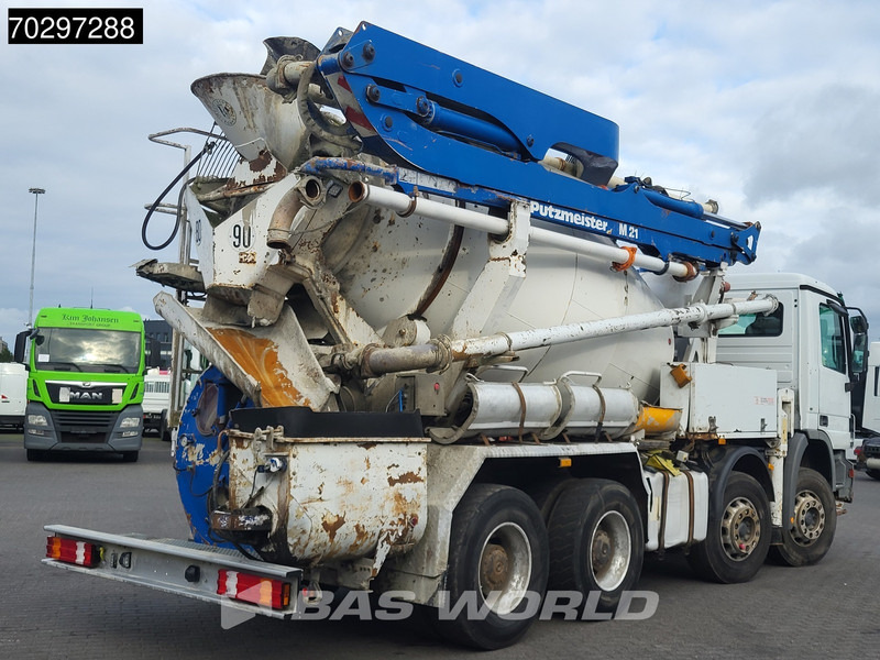 Mercedes-Benz Actros 3241 8X4 Putzmeister TMM 21 +7m3 Liebherr PUMI Steelsuspension 3-Pedals Euro 3 - Mobil beton pompası: fotoğraf 5 Mercedes-Benz Actros 3241 8X4 Putzmeister TMM 21 +7m3 Liebherr PUMI Steelsuspension 3-Pedals Euro 3 - Mobil beton pompası: fotoğraf 5
