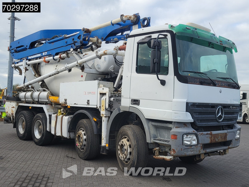 Mercedes-Benz Actros 3241 8X4 Putzmeister TMM 21 +7m3 Liebherr PUMI Steelsuspension 3-Pedals Euro 3 - Mobil beton pompası: fotoğraf 3 Mercedes-Benz Actros 3241 8X4 Putzmeister TMM 21 +7m3 Liebherr PUMI Steelsuspension 3-Pedals Euro 3 - Mobil beton pompası: fotoğraf 3