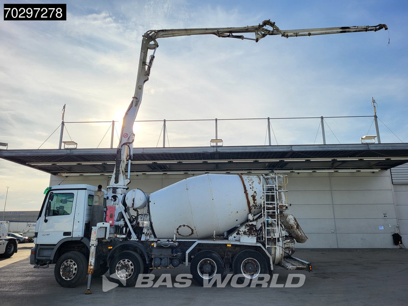 Mercedes-Benz Actros 3241 8X4 Putzmeister TMM 21-G2 PUMI 7m3 Mixer Big-Axle Steelsuspension 3-Pedals Euro 3 - Mobil beton pompası: fotoğraf 2 Mercedes-Benz Actros 3241 8X4 Putzmeister TMM 21-G2 PUMI 7m3 Mixer Big-Axle Steelsuspension 3-Pedals Euro 3 - Mobil beton pompası: fotoğraf 2
