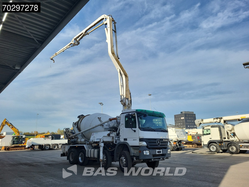 Mercedes-Benz Actros 3241 8X4 Putzmeister TMM 21-G2 PUMI 7m3 Mixer Big-Axle Steelsuspension 3-Pedals Euro 3 - Mobil beton pompası: fotoğraf 3 Mercedes-Benz Actros 3241 8X4 Putzmeister TMM 21-G2 PUMI 7m3 Mixer Big-Axle Steelsuspension 3-Pedals Euro 3 - Mobil beton pompası: fotoğraf 3