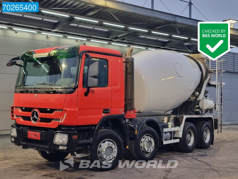 Mercedes-Benz Actros 3541 8X4 Big-Axle Steelsuspension 9m3 Mixer Euro 5 - Transmikser: fotoğraf 1 Mercedes-Benz Actros 3541 8X4 Big-Axle Steelsuspension 9m3 Mixer Euro 5 - Transmikser: fotoğraf 1