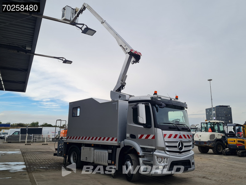 Mercedes-Benz Antos 1830 4X2 Hubarbeitsbühne 14.70m Time France VST 248 NF Navi Euro 6 - Vinçli kamyon: fotoğraf 5 Mercedes-Benz Antos 1830 4X2 Hubarbeitsbühne 14.70m Time France VST 248 NF Navi Euro 6 - Vinçli kamyon: fotoğraf 5