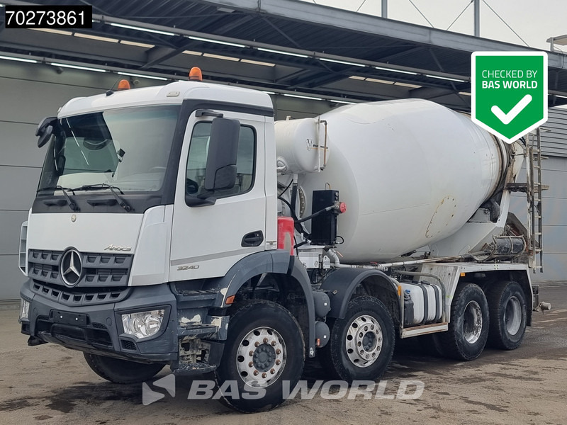 Mercedes-Benz Arocs 3240 8X4 9m3 Steelsuspension Automatic Alcoa's Euro 6 - Transmikser: fotoğraf 1 Mercedes-Benz Arocs 3240 8X4 9m3 Steelsuspension Automatic Alcoa's Euro 6 - Transmikser: fotoğraf 1
