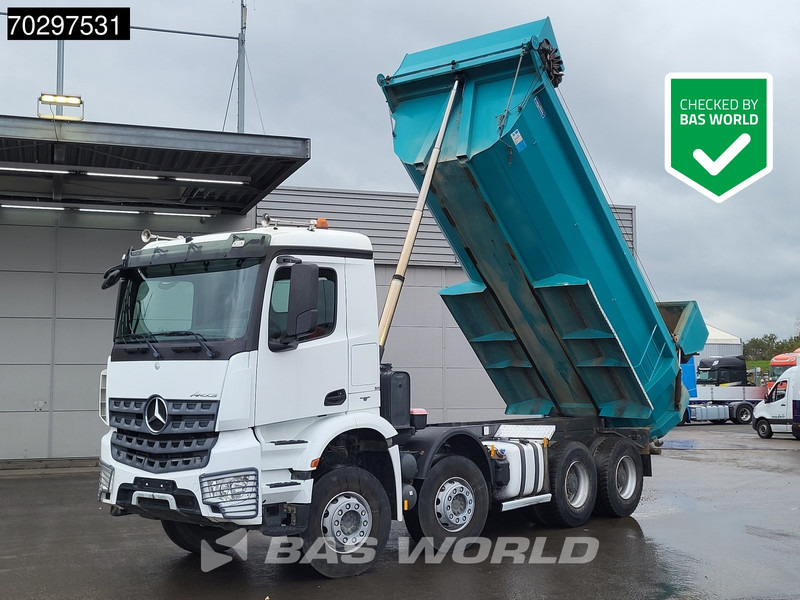 Mercedes-Benz Arocs 3243 8X4 Retarder Steelsuspension Big-Axle Euro 6 - Damperli kamyon: fotoğraf 1 Mercedes-Benz Arocs 3243 8X4 Retarder Steelsuspension Big-Axle Euro 6 - Damperli kamyon: fotoğraf 1