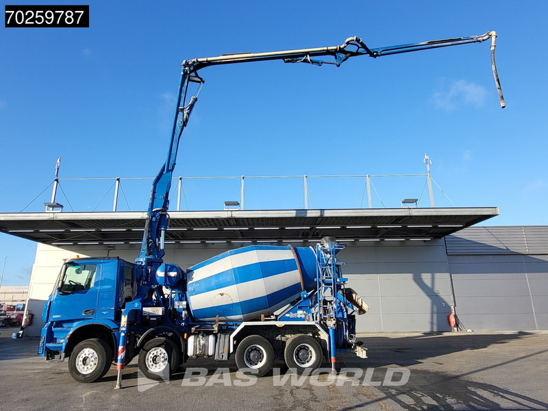 Mercedes-Benz Arocs 3251 8X4 PUMI Putzmeister TMM 24 + Liebherr 7m3 Mixer Retarder Euro 6 - Mobil beton pompası: fotoğraf 5 Mercedes-Benz Arocs 3251 8X4 PUMI Putzmeister TMM 24 + Liebherr 7m3 Mixer Retarder Euro 6 - Mobil beton pompası: fotoğraf 5