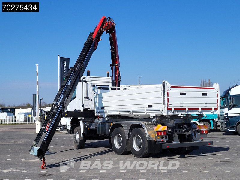 Mercedes-Benz Arocs 3348 6X6 Fassi F255A.2.24 xe-dynamic Kran Dreiseitenkipper Navi Euro 6 - Damperli kamyon, Vinçli kamyon: fotoğraf 2 Mercedes-Benz Arocs 3348 6X6 Fassi F255A.2.24 xe-dynamic Kran Dreiseitenkipper Navi Euro 6 - Damperli kamyon, Vinçli kamyon: fotoğraf 2
