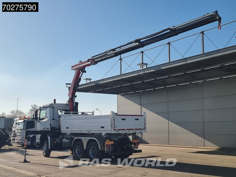 Mercedes-Benz Arocs 3348 6X6 Full Steel Retarder Fassi 25T/M Crane Kran Euro 6 - Damperli kamyon, Vinçli kamyon: fotoğraf 2 Mercedes-Benz Arocs 3348 6X6 Full Steel Retarder Fassi 25T/M Crane Kran Euro 6 - Damperli kamyon, Vinçli kamyon: fotoğraf 2
