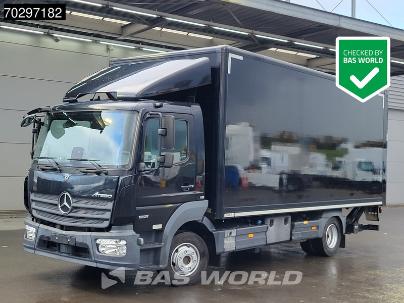 Mercedes-Benz Atego 1221 4X2 12tonner Automatic 1500kg Ladebordwand Airco Euro 6 - Kapalı kasa kamyon: fotoğraf 1 Mercedes-Benz Atego 1221 4X2 12tonner Automatic 1500kg Ladebordwand Airco Euro 6 - Kapalı kasa kamyon: fotoğraf 1