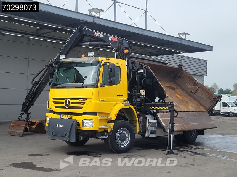 Mercedes-Benz Axor 2124 Axor 4X4 HIAB 122 B-2 HIDUO Crane Tipper Full Steel Big-Axle Euro 5 - Damperli kamyon, Vinçli kamyon: fotoğraf 5 Mercedes-Benz Axor 2124 Axor 4X4 HIAB 122 B-2 HIDUO Crane Tipper Full Steel Big-Axle Euro 5 - Damperli kamyon, Vinçli kamyon: fotoğraf 5