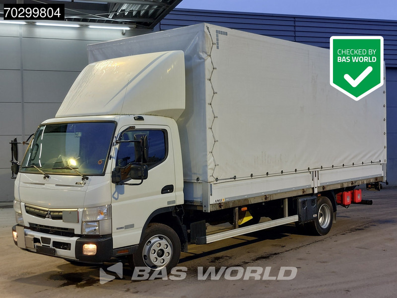Mitsubishi Fuso 7C 18 4X2 8tonner Curtainsider 1000kg Ladebordwand Automatic Euro 6 - Tenteli kamyon: fotoğraf 1 Mitsubishi Fuso 7C 18 4X2 8tonner Curtainsider 1000kg Ladebordwand Automatic Euro 6 - Tenteli kamyon: fotoğraf 1
