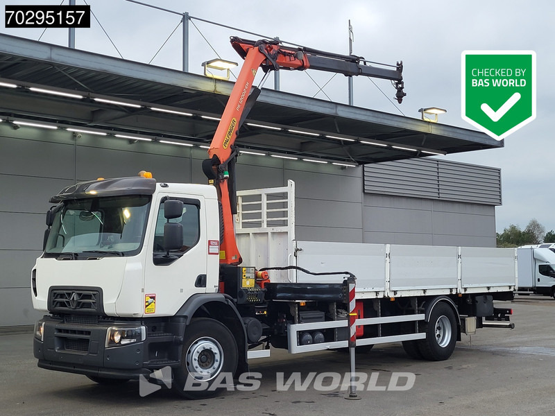 Renault C 280 4X2 Palfinger PK12002 EH Kran Crane Remote Control Automatic Euro 6 - Sal/ Açık kasa kamyon, Vinçli kamyon: fotoğraf 1 Renault C 280 4X2 Palfinger PK12002 EH Kran Crane Remote Control Automatic Euro 6 - Sal/ Açık kasa kamyon, Vinçli kamyon: fotoğraf 1