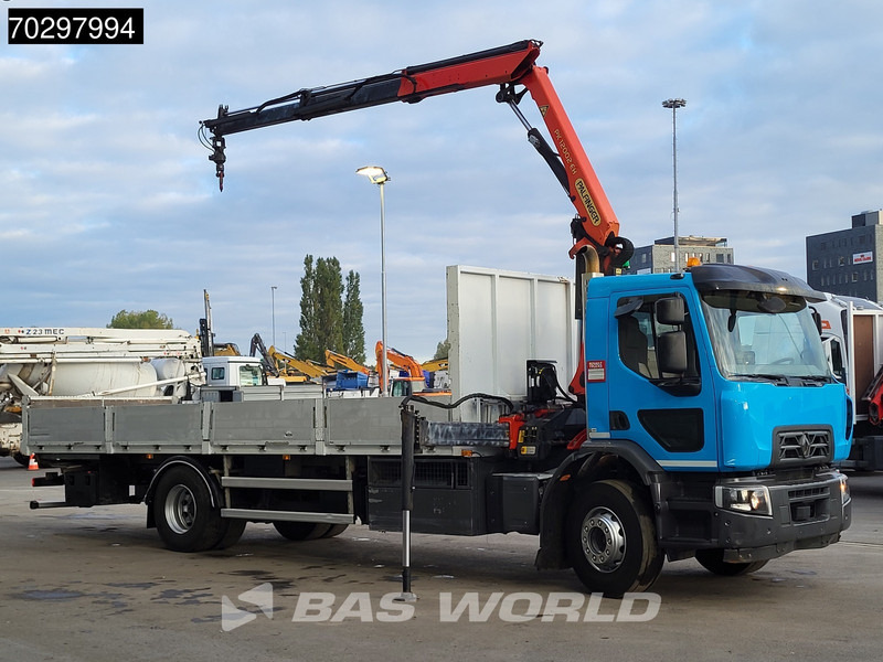 Renault C 320 C 4X2 Palfinger PK12002 EH Kran Crane Automatic Euro 6 - Sal/ Açık kasa kamyon, Vinçli kamyon: fotoğraf 3 Renault C 320 C 4X2 Palfinger PK12002 EH Kran Crane Automatic Euro 6 - Sal/ Açık kasa kamyon, Vinçli kamyon: fotoğraf 3