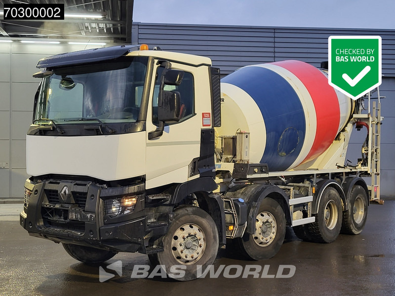 Renault C 380 C 8X4 Liebherr 9m3 Full Steel Big Axle Euro 6 - Transmikser: fotoğraf 1 Renault C 380 C 8X4 Liebherr 9m3 Full Steel Big Axle Euro 6 - Transmikser: fotoğraf 1