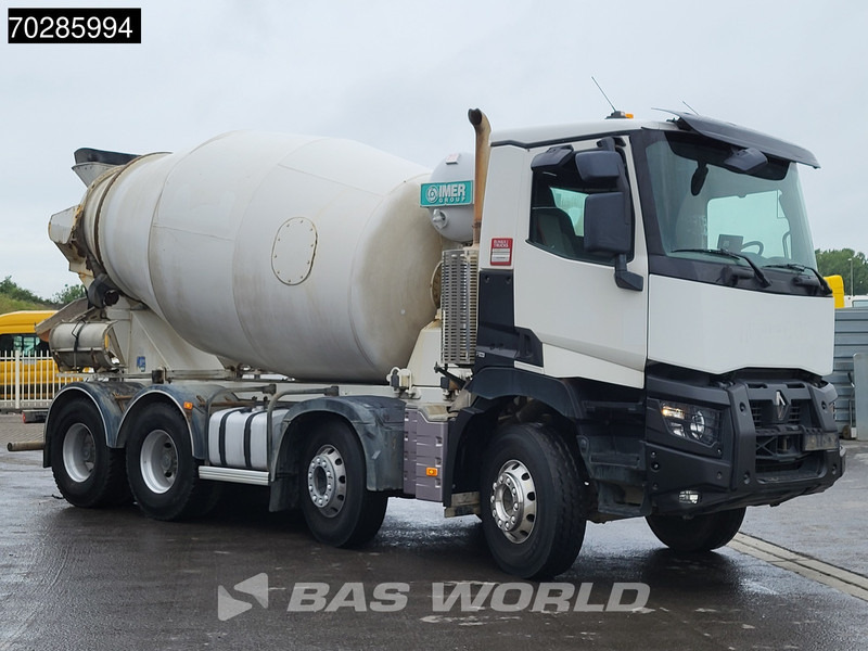 Renault C 430 8X4 9m3 IMER Mixer Big-Axle Steelsuspension Automatic Euro 6 - Transmikser: fotoğraf 3 Renault C 430 8X4 9m3 IMER Mixer Big-Axle Steelsuspension Automatic Euro 6 - Transmikser: fotoğraf 3