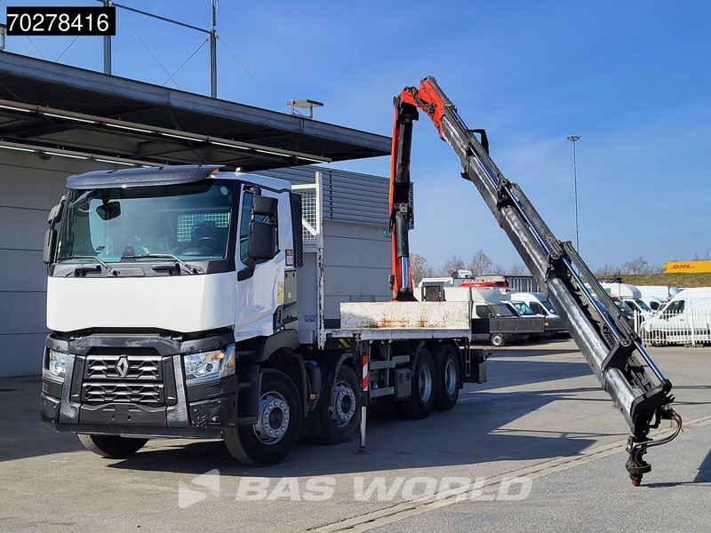 Renault C 430 8X4 Palfinger PK33002EH Euro 6 Big Axle - Sal/ Açık kasa kamyon, Vinçli kamyon: fotoğraf 1 Renault C 430 8X4 Palfinger PK33002EH Euro 6 Big Axle - Sal/ Açık kasa kamyon, Vinçli kamyon: fotoğraf 1