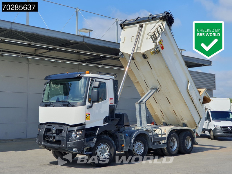 Renault C 460 8X4 15m3 Meiller Tipper Steelsuspension Automatic BigAxle Euro 6 - Damperli kamyon: fotoğraf 1 Renault C 460 8X4 15m3 Meiller Tipper Steelsuspension Automatic BigAxle Euro 6 - Damperli kamyon: fotoğraf 1