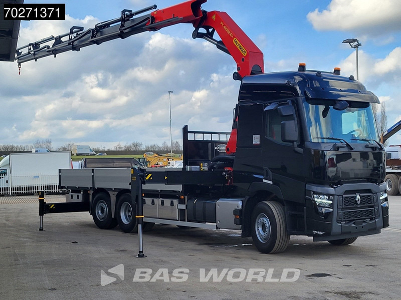 Renault C 480 6X2 NEW! Palfinger PK41002 EH Crane Kran ACC Euro 6 - Sal/ Açık kasa kamyon, Vinçli kamyon: fotoğraf 3 Renault C 480 6X2 NEW! Palfinger PK41002 EH Crane Kran ACC Euro 6 - Sal/ Açık kasa kamyon, Vinçli kamyon: fotoğraf 3