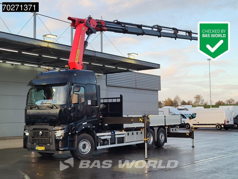Renault C 480 6X2 NEW! Palfinger PK41002 EH Crane Kran ACC Euro 6 - Sal/ Açık kasa kamyon, Vinçli kamyon: fotoğraf 1 Renault C 480 6X2 NEW! Palfinger PK41002 EH Crane Kran ACC Euro 6 - Sal/ Açık kasa kamyon, Vinçli kamyon: fotoğraf 1