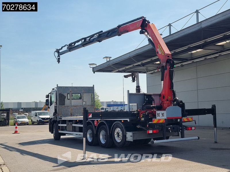 Renault C 480 8X4 Palfinger 24.001 SLD5 Kran Crane Lift-Lenkachse Euro 6 - Sal/ Açık kasa kamyon, Vinçli kamyon: fotoğraf 2 Renault C 480 8X4 Palfinger 24.001 SLD5 Kran Crane Lift-Lenkachse Euro 6 - Sal/ Açık kasa kamyon, Vinçli kamyon: fotoğraf 2