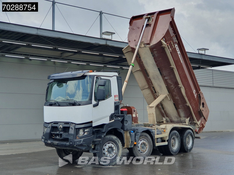 Renault K 440 8X4 18m3 Retarder Big-Axle Steelsuspension Automatic Euro 6 - Damperli kamyon: fotoğraf 3 Renault K 440 8X4 18m3 Retarder Big-Axle Steelsuspension Automatic Euro 6 - Damperli kamyon: fotoğraf 3