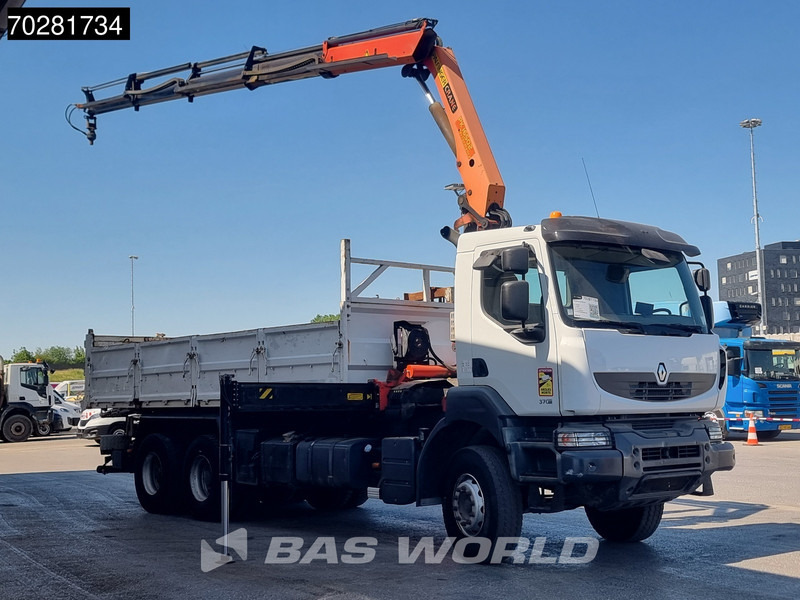 Renault Kerax 370 6X4 Palfinger PK16502 Kran Crane Big-Axle Steel suspension Euro 4 - Damperli kamyon, Vinçli kamyon: fotoğraf 3 Renault Kerax 370 6X4 Palfinger PK16502 Kran Crane Big-Axle Steel suspension Euro 4 - Damperli kamyon, Vinçli kamyon: fotoğraf 3