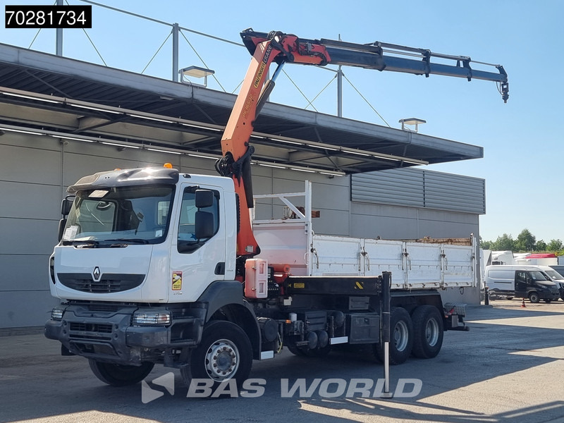Renault Kerax 370 6X4 Palfinger PK16502 Kran Crane Big-Axle Steel suspension Euro 4 - Damperli kamyon, Vinçli kamyon: fotoğraf 1 Renault Kerax 370 6X4 Palfinger PK16502 Kran Crane Big-Axle Steel suspension Euro 4 - Damperli kamyon, Vinçli kamyon: fotoğraf 1