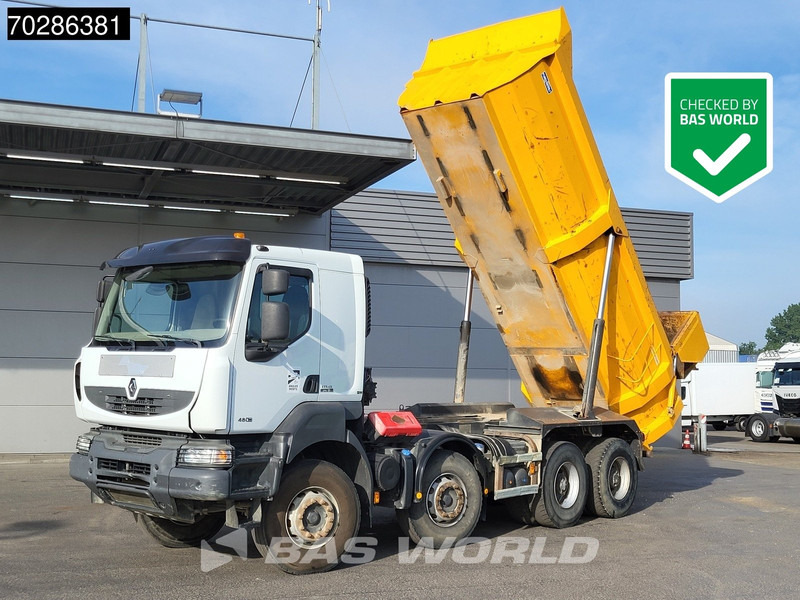 Renault Kerax 480 8X4 16m3 tipper Retarder Optibrake+ Big-Axle Steelsuspension Euro 5 - Damperli kamyon: fotoğraf 1 Renault Kerax 480 8X4 16m3 tipper Retarder Optibrake+ Big-Axle Steelsuspension Euro 5 - Damperli kamyon: fotoğraf 1