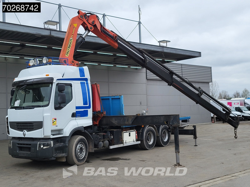 Renault Premium 450 6X4 Palfinger PK54000 E Kran Crane Retarder Steelsuspension Euro 5 - Sal/ Açık kasa kamyon, Vinçli kamyon: fotoğraf 3 Renault Premium 450 6X4 Palfinger PK54000 E Kran Crane Retarder Steelsuspension Euro 5 - Sal/ Açık kasa kamyon, Vinçli kamyon: fotoğraf 3