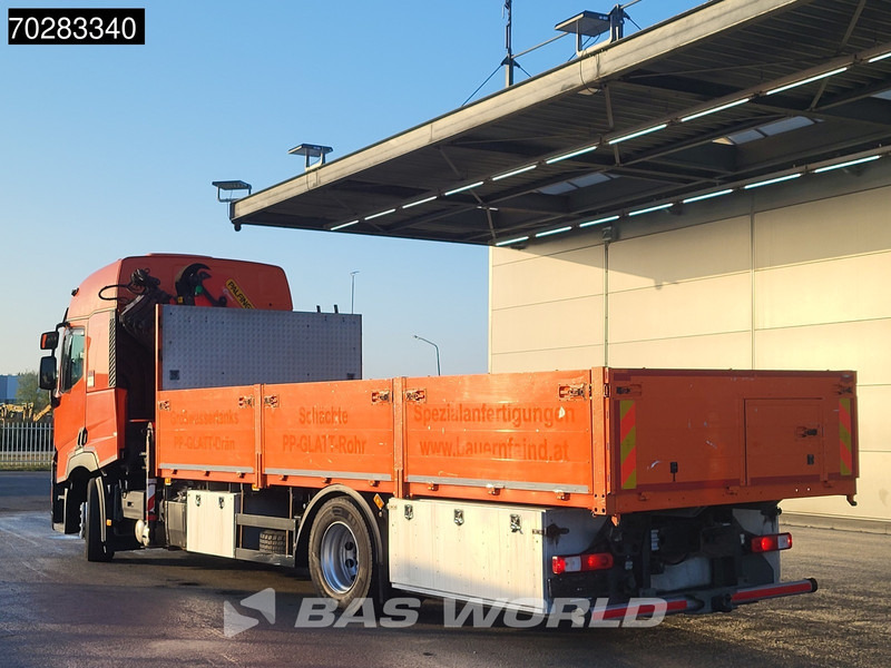 Sal/ Açık kasa kamyon, Vinçli kamyon Renault T 380 4X2 Palfinger PK18002-EH Kran Crane Retarder Standklima Euro 6: fotoğraf 9 Sal/ Açık kasa kamyon, Vinçli kamyon Renault T 380 4X2 Palfinger PK18002-EH Kran Crane Retarder Standklima Euro 6: fotoğraf 9