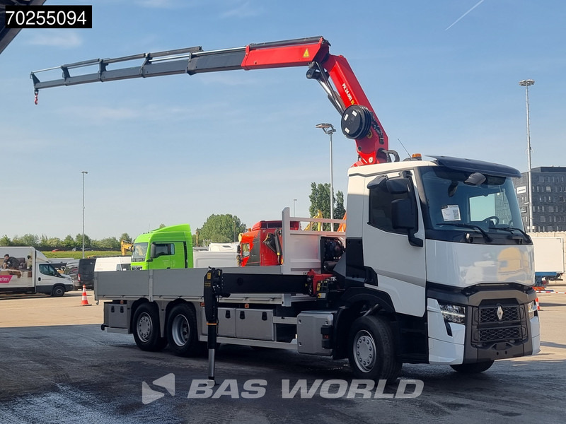 Renault T 440 6X2 2024 NL reg. possible Palfinger PK24.001 SLD Crane Lift+Lenkasche Euro 6 - Sal/ Açık kasa kamyon, Vinçli kamyon: fotoğraf 2 Renault T 440 6X2 2024 NL reg. possible Palfinger PK24.001 SLD Crane Lift+Lenkasche Euro 6 - Sal/ Açık kasa kamyon, Vinçli kamyon: fotoğraf 2