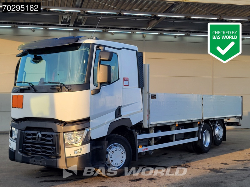Renault T 440 6X2 750cm open box forklift preparation ADR Automatic Lift-Axle Euro 6 - Sal/ Açık kasa kamyon: fotoğraf 1 Renault T 440 6X2 750cm open box forklift preparation ADR Automatic Lift-Axle Euro 6 - Sal/ Açık kasa kamyon: fotoğraf 1